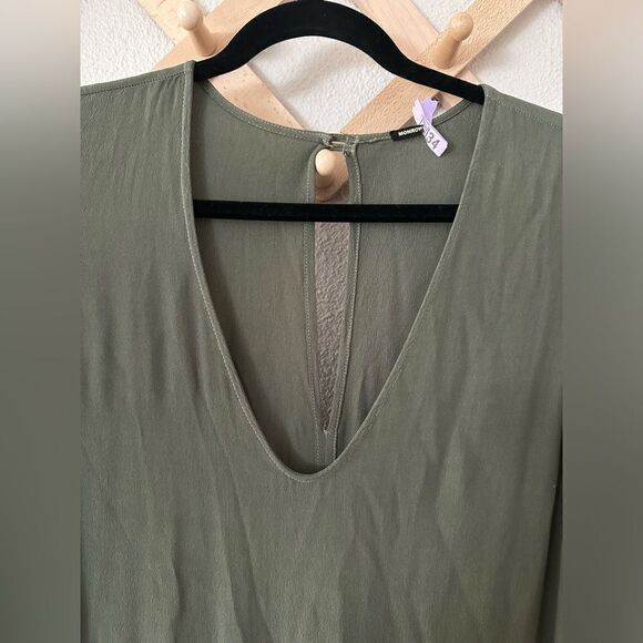 Monrow Green Utility Jumpsuit Sz XS - Picture 2 of 9